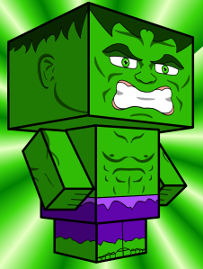 The_Hulk_Cubee_by_Pankismo